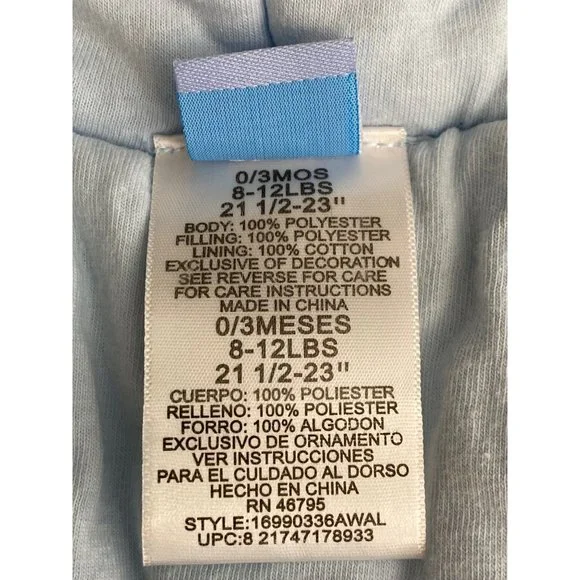 Old Navy Plush Bunting Winter Snow Suit 0-3 Months Furry Fleece Inside - Picture 10 of 14